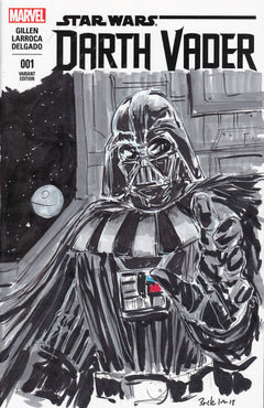 Star Wars Darth Vader Original Art by Phil Buckenham