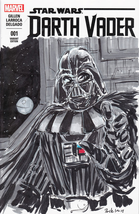 Star Wars Darth Vader Original Art by Phil Buckenham