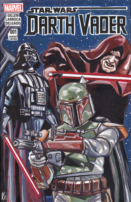 Star Wars Dark Side Original Art by Lee Lightfoot