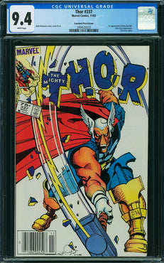 THOR #337 CGC 9.4 CANADIAN PRICE VARIANT