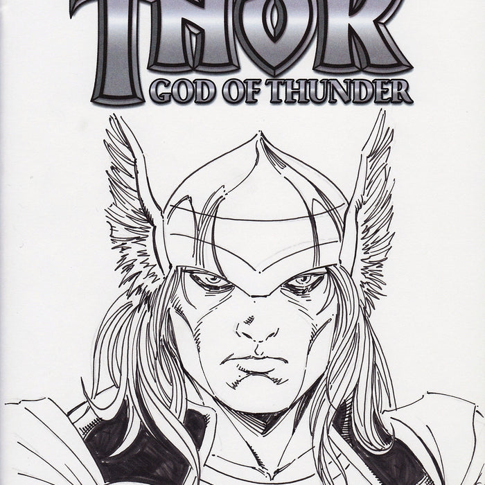 Thor Original Art by Marat Mychaels