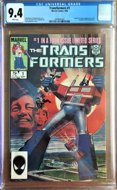 TRANSFORMERS #1 CGC 9.4