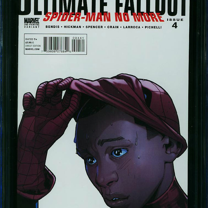 ULTIMATE FALLOUT #4 CGC 9.6 PICHELLI 2ND PRINT VARIANT