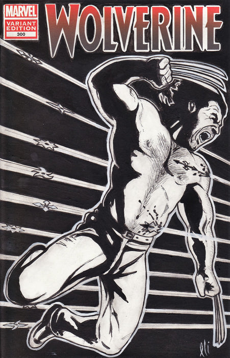 Wolverine B&W Original Art by Lee Lightfoot