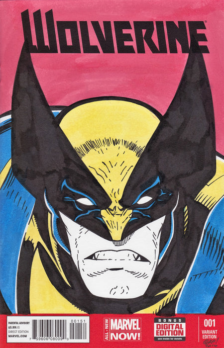 Wolverine Retro Original Art by Gary Parkin