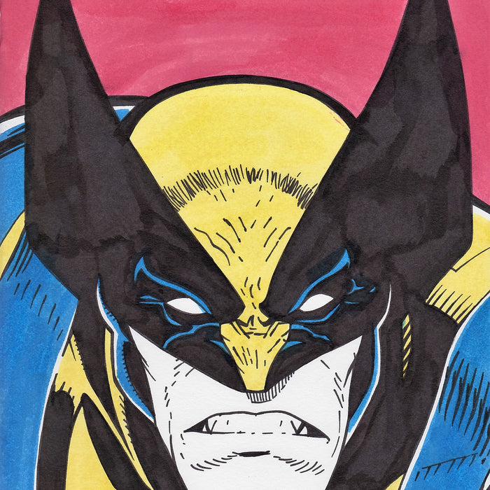 Wolverine Retro Original Art by Gary Parkin