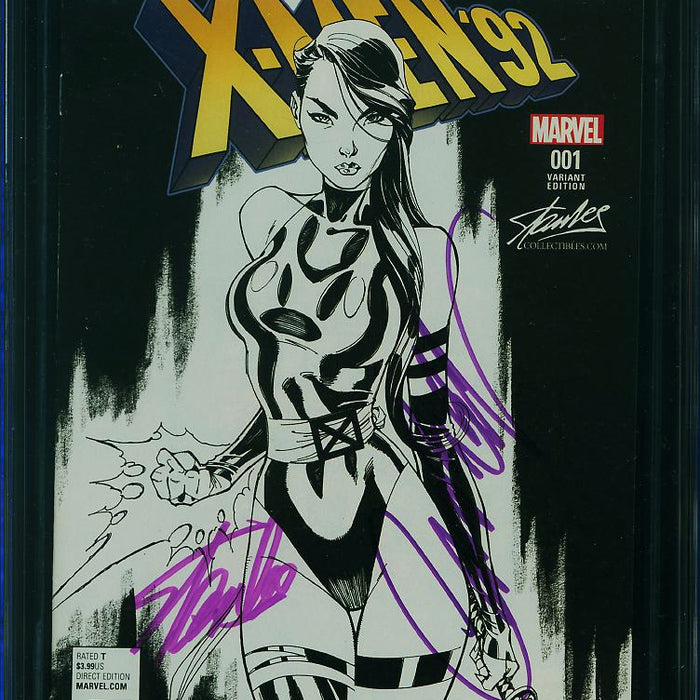 X-MEN '92 #1 CGC 9.8 SIGNED STAN LEE & CAMPBELL