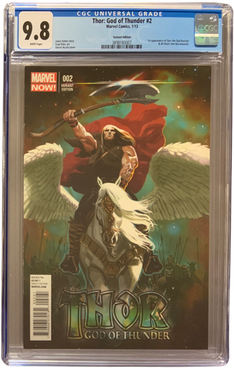 THOR OF GOD OF THUNDER #2 CGC 9.8 RARE ACUNA 1 IN 50 VARIANT