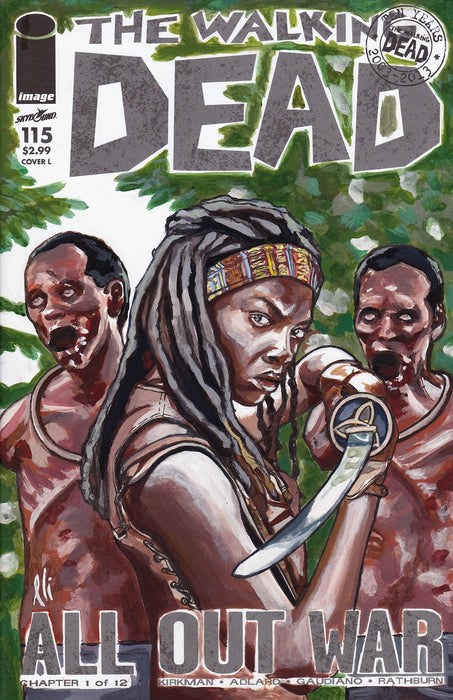Walking Dead Michone Original Art by Lee Lightfoot