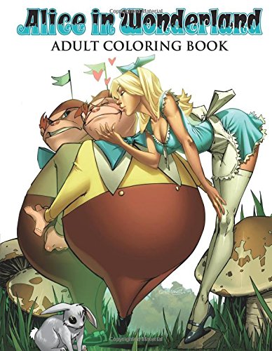 Grimm Fairy Tales Alice in Wonderland Adult Coloring Book