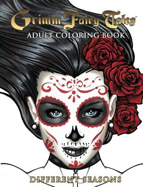 Grimm Fairy Tales Adult Coloring Book Different Seasons