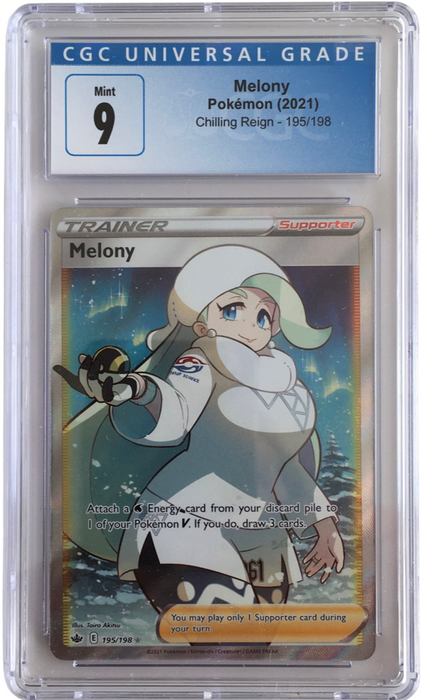 Pokémon MELONY (2021) CHILLING REIGN CGC 9