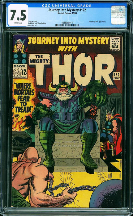 JOURNEY INTO MYSTERY #122 CGC 7.5