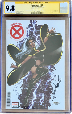 Powers of X #1 Perez Variant Cover CGC SS 9.8 signed by George Perez