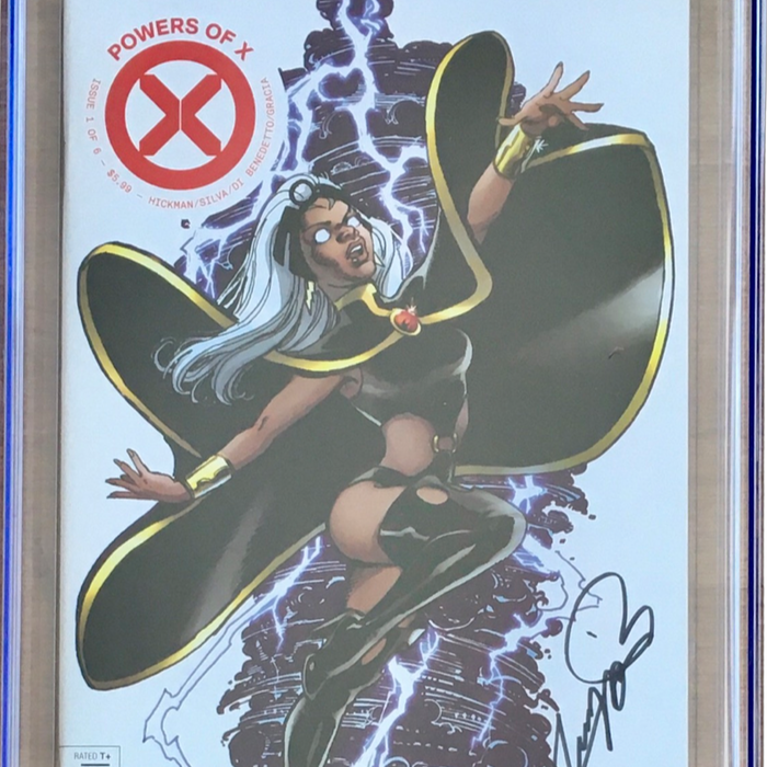 Powers of X #1 Perez Variant Cover CGC SS 9.8 signed by George Perez