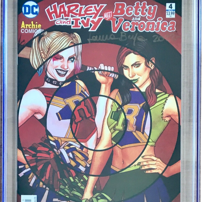 Harley & Ivy Meet Betty & Veronica #4 CGC SS 9.6 signed by Laura Braga
