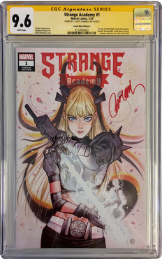 Strange Academy #1 Comic Mint Edition A CGC SS 9.6 signed by J. Scott Campbell