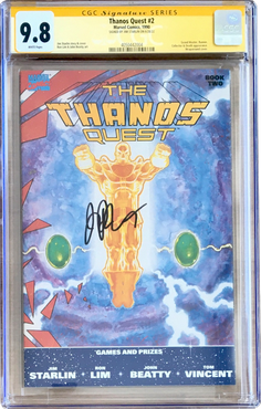 Thanos Quest #2 CGC SS 9.8 signed by Jim Starlin